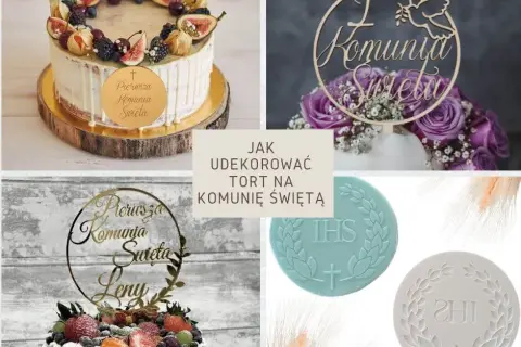 Świeczka na torcie komunijnym: czy wypada? Eleganckie dekoracje