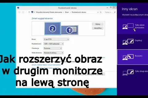 Jak rozszerzyć ekran na 2 monitory? Podłącz i skonfiguruj krok po kroku
