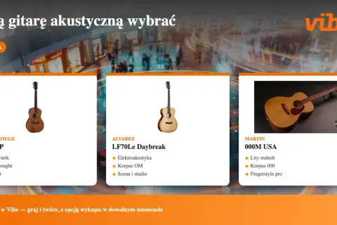Poradnik: wybierz idealną gitarę akustyczną. Trzy modele: Baton Rouge, Alvarez, Martin.