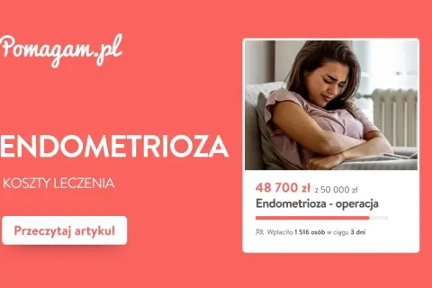 Kobieta cierpiąca na endometriozę. Zbiórka na operację, koszt leczenia 48 700 zł. Dowiedz się więcej o endometriozie i jej cenie.