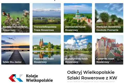 Odkryj malownicze trasy rowerowe Wielkopolski: od jezior po zabytkowe miasta. Koleje Wielkopolskie zapraszają na rowerową przygodę!