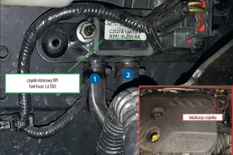 Czujnik DPF Ford Kuga - gdzie jest i jak go łatwo znaleźć