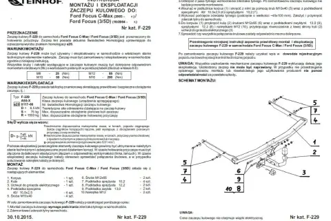 Gdzie jest ucho do holowania w Ford Focus II? Oto prosta instrukcja