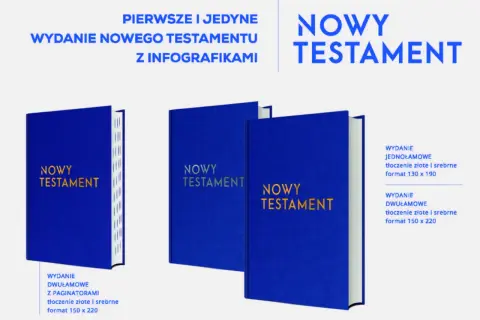 Pierwsza księga Nowego Testamentu w wydaniu z infografikami. Dostępne różne formaty i tłoczenia.