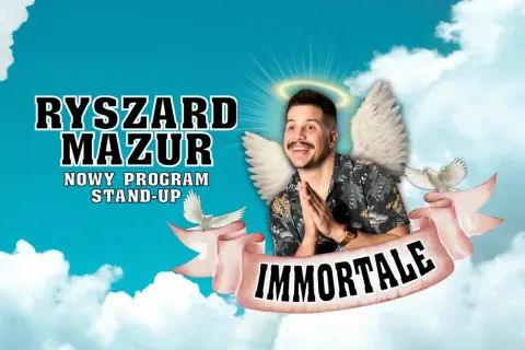 Ryszard Mazur w nowym programie stand-up "Immortal".