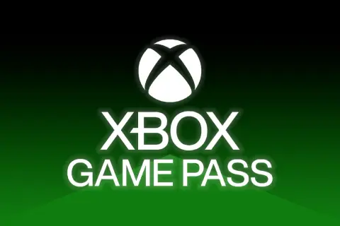Logo Xbox Game Pass na zielonym tle.
