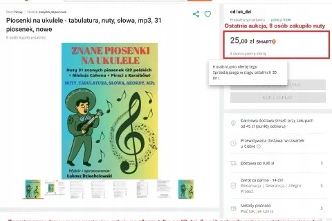 Chwyty na ukulele piosenki: nuty, tabulatury, słowa i akordy do 31 znanych utworów. Idealne dla początkujących i zaawansowanych.