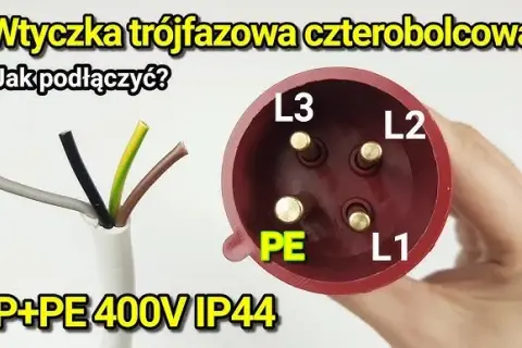 Wtyczka 5-bolcowa a kabel 4-żyłowy: Jak bezpiecznie mostkować?