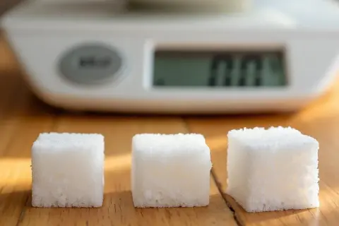 Combien pèse un carré de sucre ? Poids exact (5,95g) & OMS.