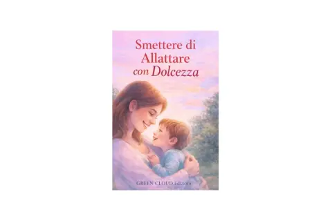 Mamma e bimbo si guardano con amore. Il libro "Smettere di allattare con dolcezza" offre consigli per questo delicato passaggio.