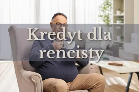 Uśmiechnięty starszy pan z kubkiem w dłoni. "Kredyt dla rencisty" - pożyczka dla każdego bez odmowy, nawet gdy masz niskie dochody.