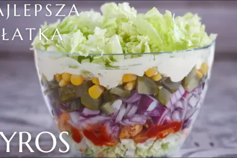Jak perfekcyjnie układać warstwy w sałatce gyros – proste triki na idealną prezentację