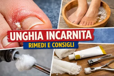Unghia incarnita: rimedi della nonna e consigli pratici. Pediluvio, medicazioni e strumenti per alleviare il dolore.