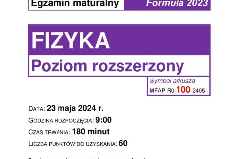 Ile trwa matura z fizyki? Sprawdź, co musisz wiedzieć o czasie egzaminu