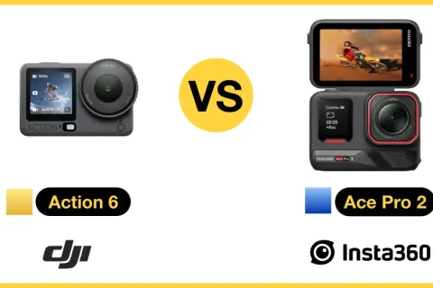Porównanie kamer sportowych: DJI Action 6 vs Insta360 Ace Pro 2. Która kamera wygra ranking?