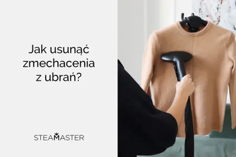 Jak usunąć zmechacenia z bluzy? Parownica Steamaster przywróci jej świeżość.