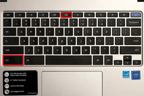 Chcesz wiedzieć, jak zrobić screena na laptopie? Naciśnij klawisze Ctrl i przycisk z ikoną ekranu.