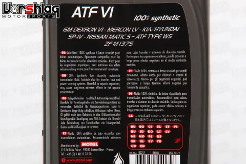 Motul ATF VI: Pełna specyfikacja i czy to olej dla Ciebie?