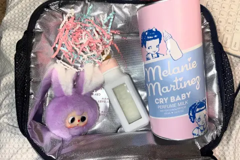 Futerals na lunch z pluszowym króliczkiem i perfumami Melanie Martinez. Gdzie kupić perfumy Melanie Martinez?