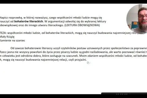 Rozprawka o bohaterze literackim, którego podziwiam – inspiracje i przykłady