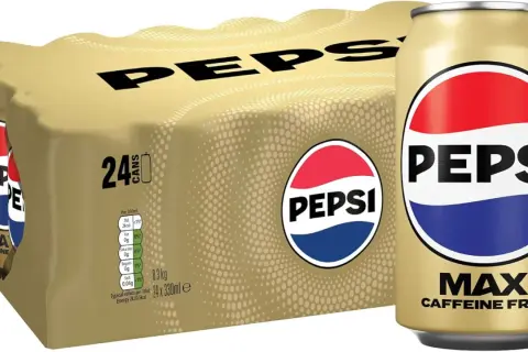 24 burkar Pepsi Max. Varje burk innehåller 330 ml. Denna dryck har 0g socker och 0g koffein per 100 ml.