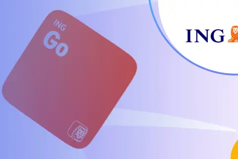 Konto Direct ING Go – sprawdź, jakie są opłaty i zacznij oszczędzać. Logo ING z lwem.