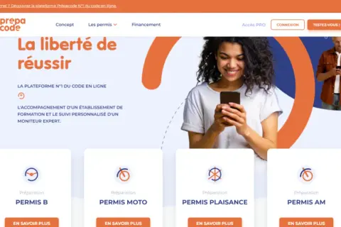 La plateforme Prépacode propose la préparation du permis B, moto, plaisance et AM en ligne. Obtenez votre permis facilement.