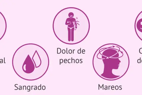 Síntomas de los primeros pasos del embarazo: dolor abdominal, sangrado, dolor de pechos, mareos y cambios de humor.