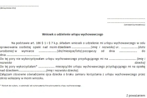 Urlop wychowawczy: ile razy można go przedłużyć i jakie są ograniczenia?