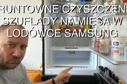 Idealna czarna lodówka Samsung: Jak czyścić bez smug i rys?