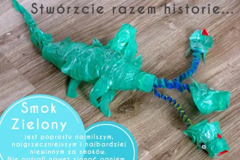 Smok z butelek PET: Przemień plastik w dzieło sztuki! Poradnik DIY