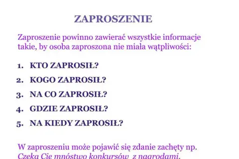 Jak się pisze zaproszenie - kluczowe elementy i najczęstsze błędy