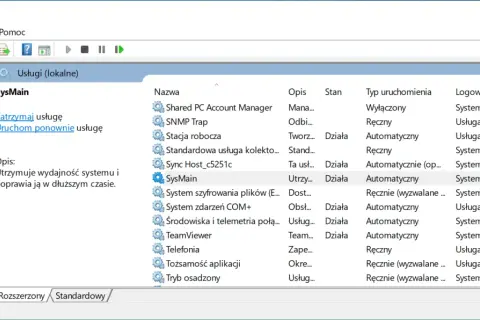 Zarządzanie usługami Windows, w tym SysMain, może pomóc w optymalizacji i przyspieszyć komputer Windows 10.