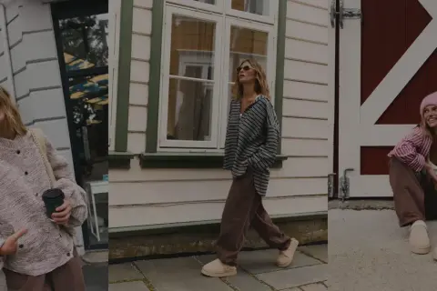 Kobieta w luźnych ubraniach, pokazująca, że **streetwear co to** wygoda i styl.
