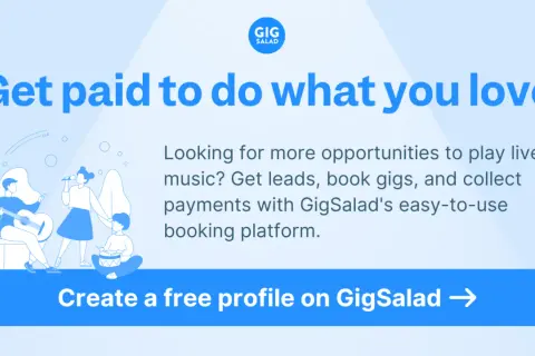 Learn how to get gigs as a solo musician with GigSalad's booking platform. Get paid to play live music and create a free profile.