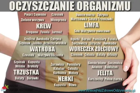 Jak oczyścić organizm przy łuszczycy: lista produktów wspierających krew, wątrobę, trzustkę, jelita, nerki, limfę i woreczek żółciowy.