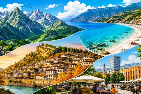 Albania w listopadzie: góry, plaża, zabytkowe miasteczko i miejski gwar. Pogoda sprzyja zwiedzaniu i relaksowi.