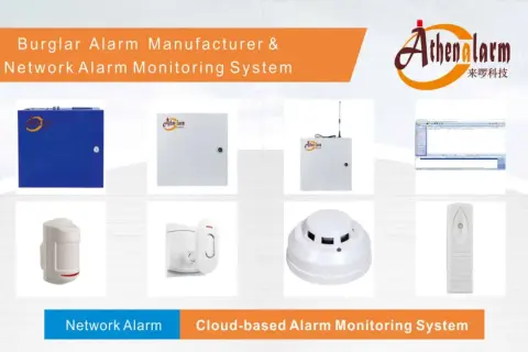 Système de sécurité : la différence entre alarme et alerte. Divers appareils de surveillance réseau et de détection d'intrusion.