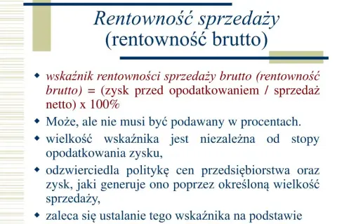 Jak obliczyć rentowność sprzedaży brutto i poprawić wyniki finansowe
