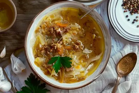 Ile kalorii ma zupa kapuśniak z ziemniakami? Zaskakujące wartości!
