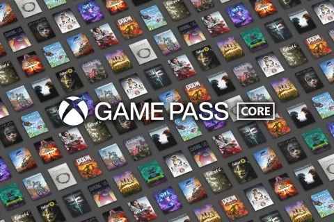 Game Pass Core: kolekcja gier z tytułami takimi jak Halo, Forza, Fallout, Doom, Gears i Among Us.