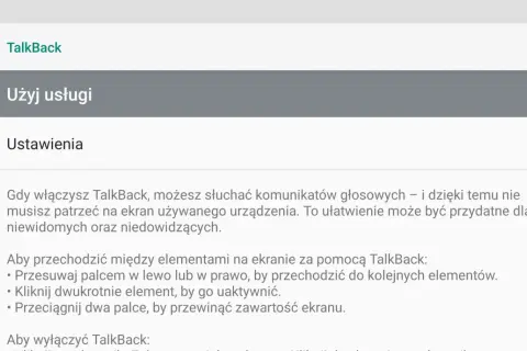 Jak wyłączyć tryb dla niewidomych i przywrócić normalne ustawienia telewizora