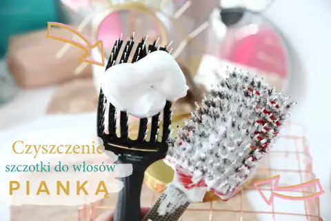 Pianka do czyszczenia szczotki do włosów. Jak wyczyścić szczotkę do włosów? Zobacz, jak łatwo usunąć zanieczyszczenia.