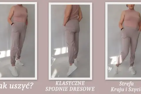 Domowe szycie spodni dresowych krok po kroku. Łatwy sposób dla początkujących