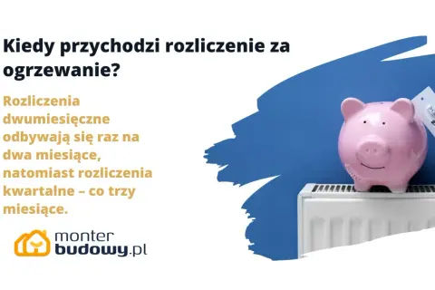 Kiedy przychodzi rozliczenie za ogrzewanie? Świnka-skarbonka na grzejniku i termometr sugerują, że warto oszczędzać.