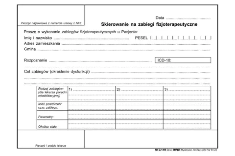 Skierowanie do fizjoterapeuty: Kiedy musisz je mieć? NFZ czy prywatnie?