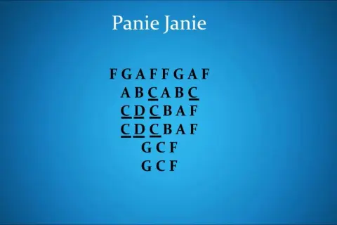 Jak zagrać na cymbałkach Panie Janie - prosta melodia dla początkujących