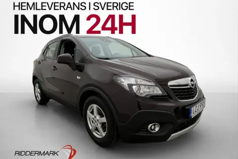 Brun Opel Mokka, en begagnad bil redo för test. Hemleverans i Sverige inom 24h.