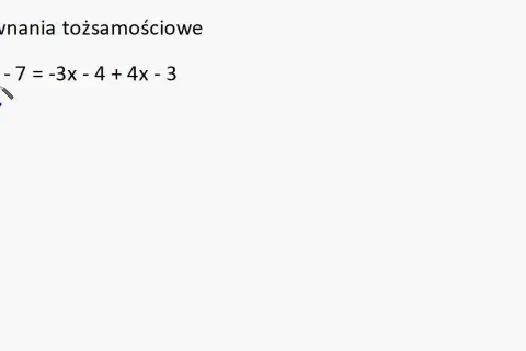 Równanie tożsamościowe: definicja, przykłady i jak je rozwiązać?