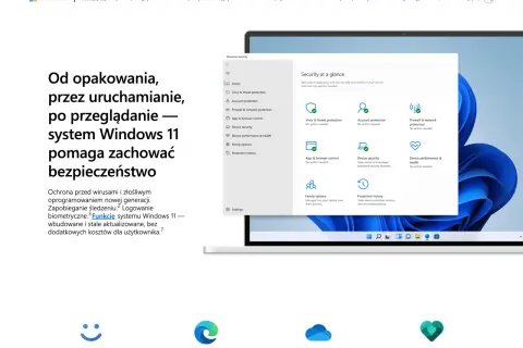 Windows 11 oferuje wbudowany, darmowy antywirus na laptopa, chroniący przed zagrożeniami i zapewniający bezpieczeństwo.